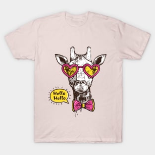 animal t-shirt :giraffe tee T-Shirt